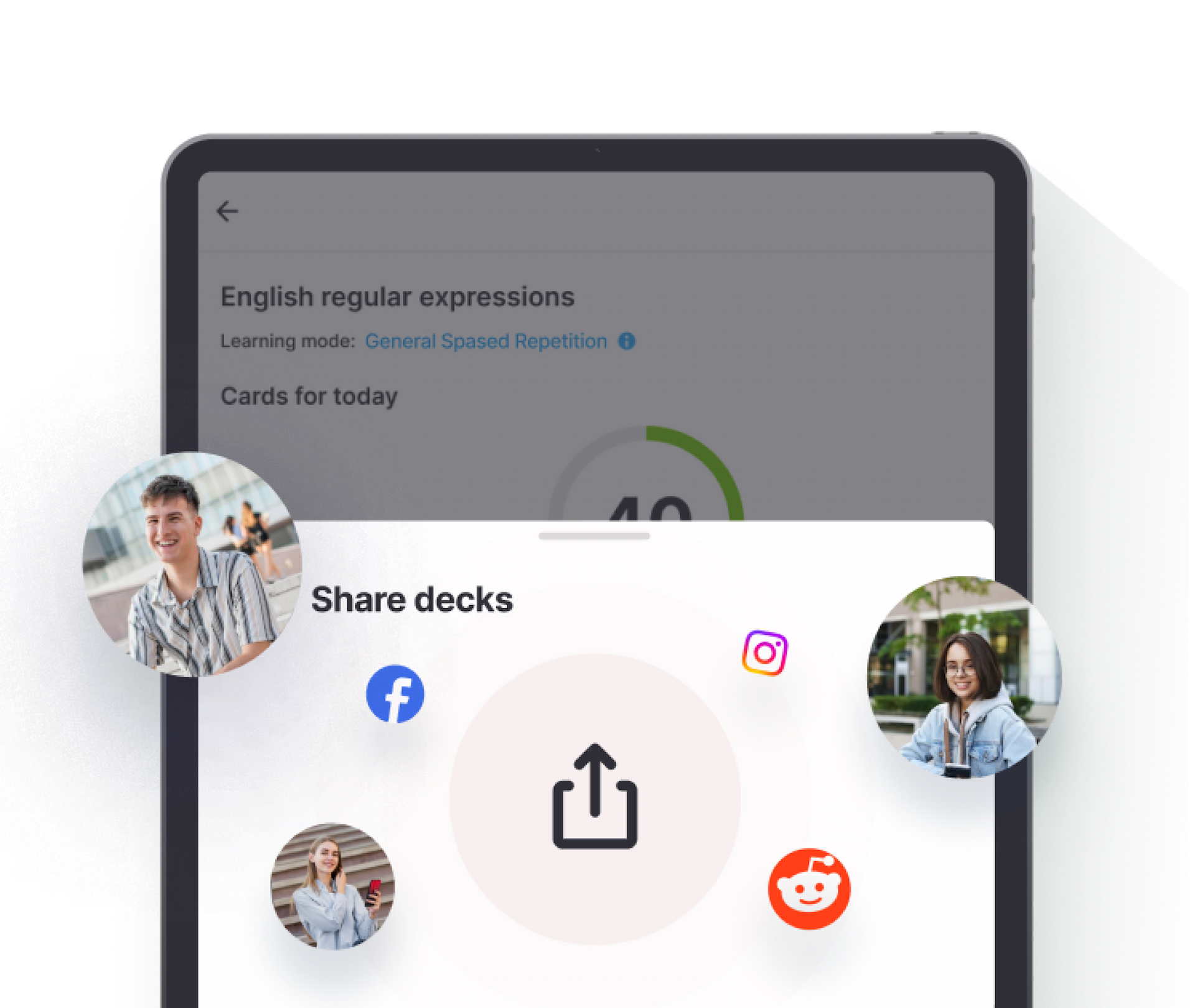 Create and share decks with friends Create and share decks with friends